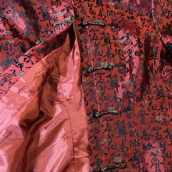 Vintage jacket, fabric is unknown, size small - Picture 5 of 6